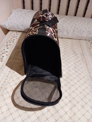 Transportín para perro o gato estampado