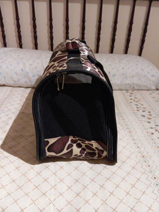 Transportín para perro o gato estampado