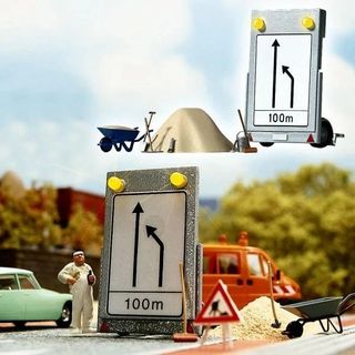 Maqueta Tren,Viessmann Reloj Iluminado.
SEÑAL OBRA