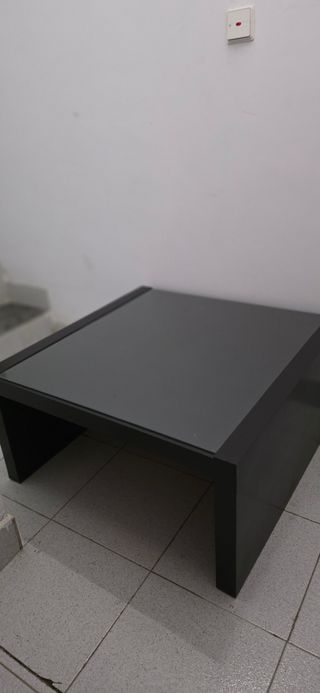 Mesa de centro Expedit Ikea marrón oscuro
