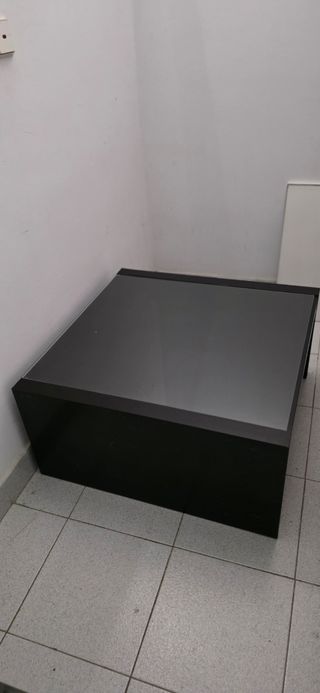 Mesa de centro Expedit Ikea marrón oscuro