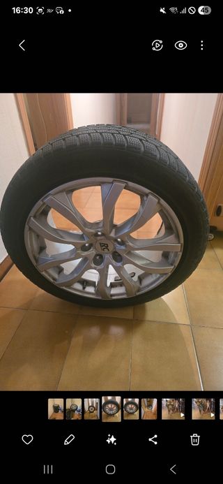 Llantas Mercedes Benz C200 con neumáticos