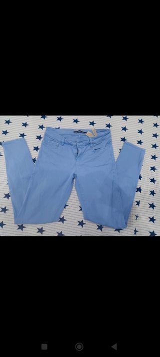 Pantalón Massimo Dutti Azul