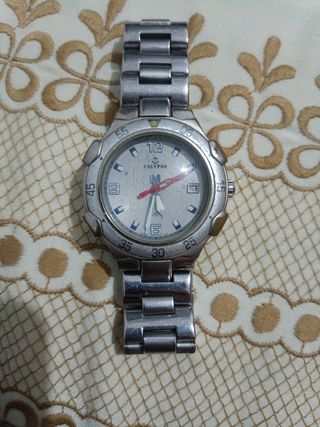 Reloj Calypso Plata y Blanco