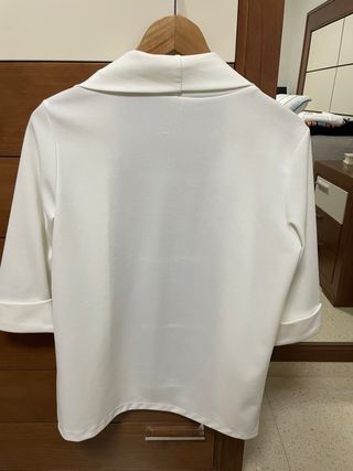 Chaqueta de vestir blanca talla única