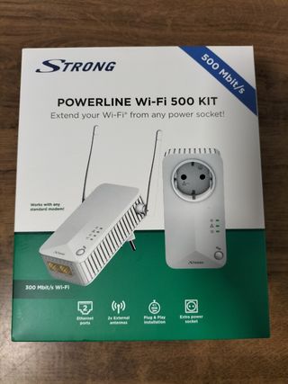 Kit Extensor Wi-Fi STRONG Powerline 500