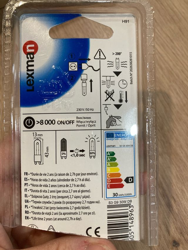 Bombillas Lexman 30W 410 Lúmenes (2uds)