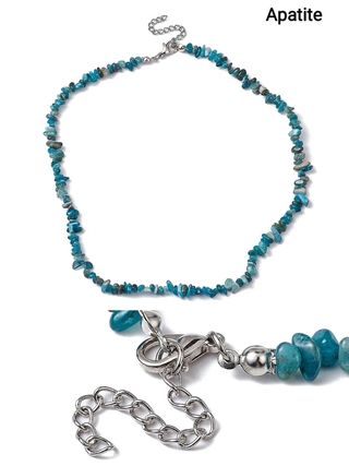 Collana di Apatite Naturale - chips - 40~45 cm