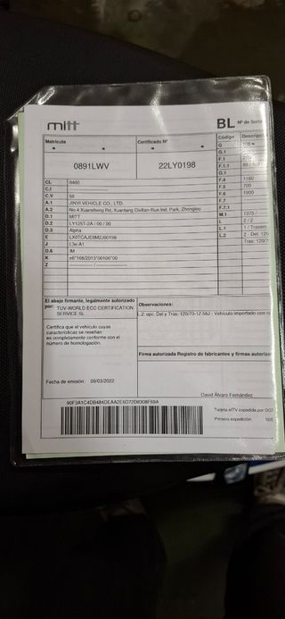 Scooter mitt alpha 125