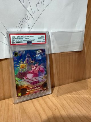 Card Game One Piece Charlotte Linlin OP06 PSA Toy
