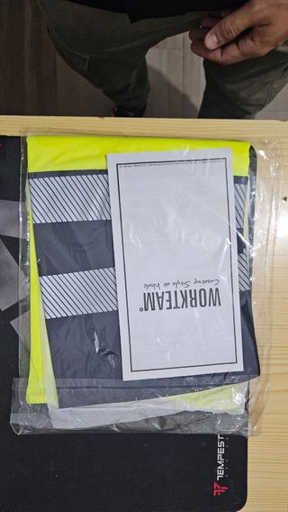 Polo Alta Visibilidad WORKTEAM Amarillo Talla M