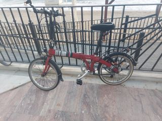 Bicicleta Dahon Roja Plegable