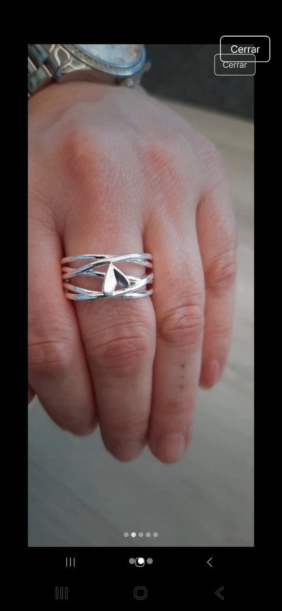Anillo Plata Corazón Talla 19mm