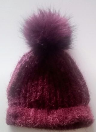 Conjunto GWK vestido y gorro morado