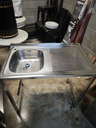 Fregadero industrial inoxidable