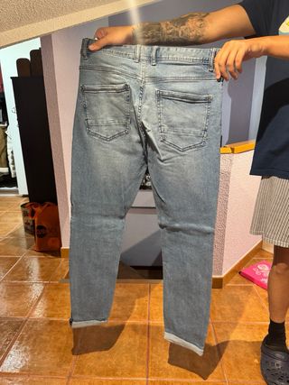 Pantalón vaquero hombre azul Talla M