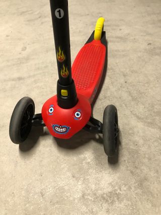 Patinete infantil 3 ruedas azul y rojo