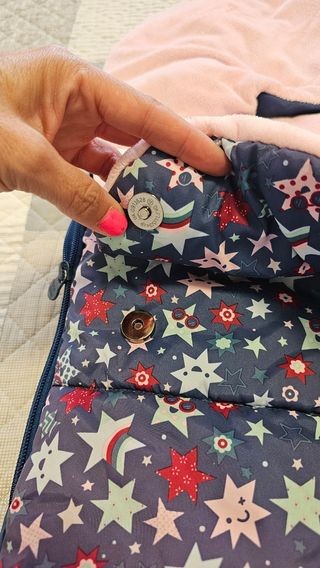 Saco Tuc Tuc estrellas rosa