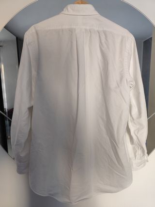 Camicia Polo Ralph Lauren bianca con cavaliere