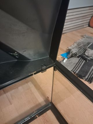 Acuario 15L Negro y Transparente