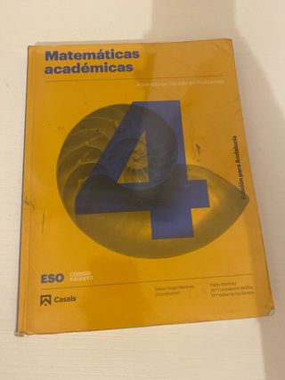 Matemáticas académicas 4 ESO Andalucía