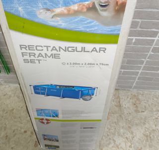 Piscina Rectangular Intex Frame 3.00m x 2.00m x 0.