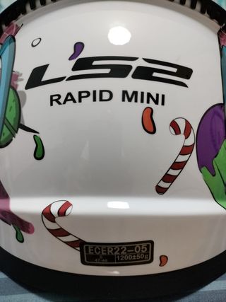 Casco Moto LS2 Talla S 
Diseño dulces y golosinas