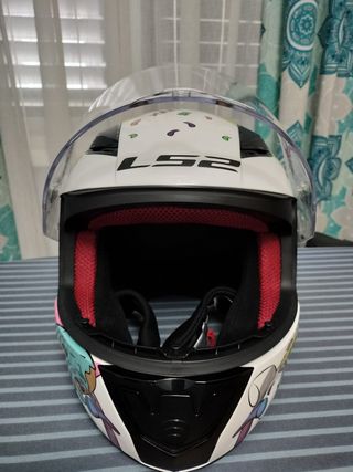Casco Moto LS2 Talla S  Diseño dulces y golosinas