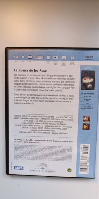 DVD La Guerra de los Rose (The War of the Roses)
