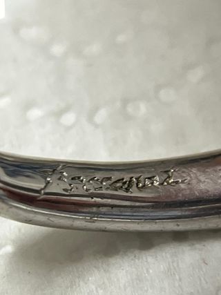 Pulsera Plata 925 Baccarat Negra Maciza 44g