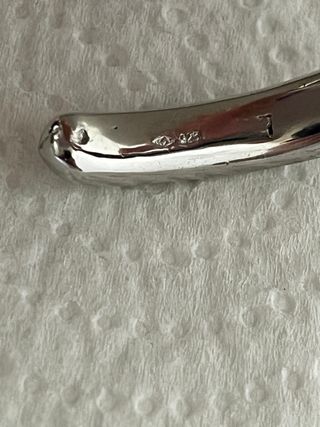 Pulsera Plata 925 Baccarat Negra Maciza 44g