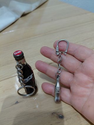 Portachiavi vintage per bottiglie di Coca Cola