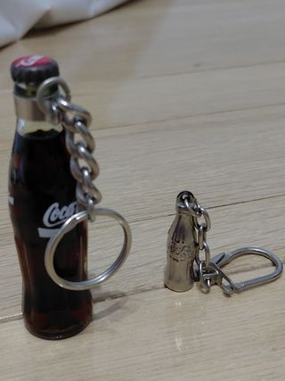 Portachiavi vintage per bottiglie di Coca Cola