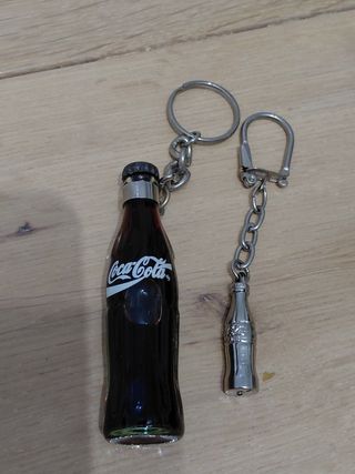 Portachiavi vintage per bottiglie di Coca Cola