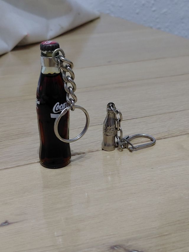 Portachiavi vintage per bottiglie di Coca Cola