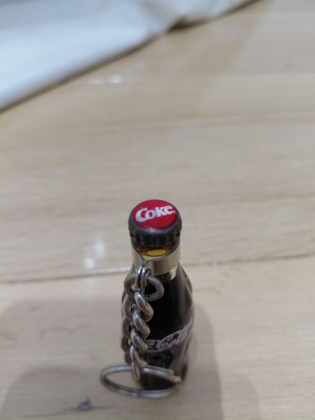 Portachiavi vintage per bottiglie di Coca Cola