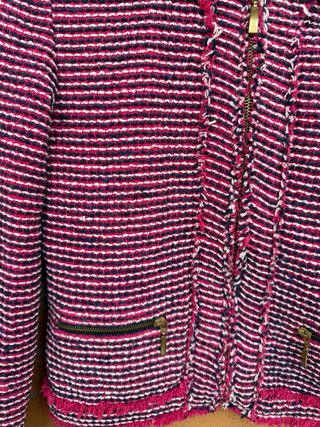 Chaqueta blazer Zara fucsia