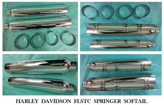 Protectores tubos de escape FLSTC Springer Softail