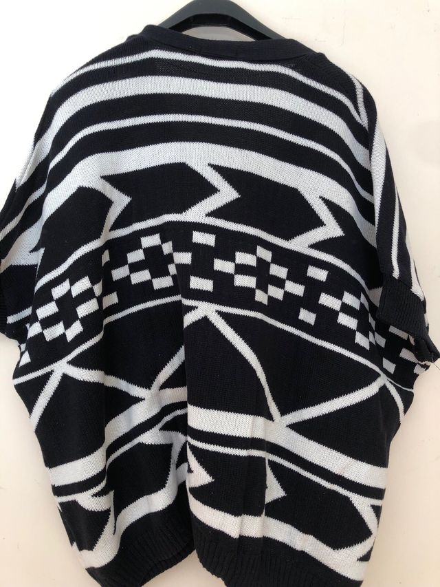 Cardigan donna oversize maniche corte