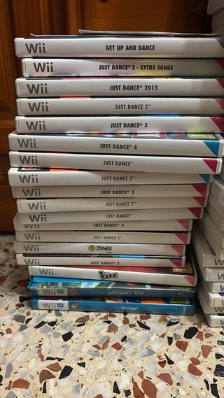 Lote Juegos Nintendo Wii: Just Dance y más
