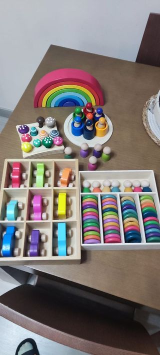 Pack Juguetes Montessori Madera