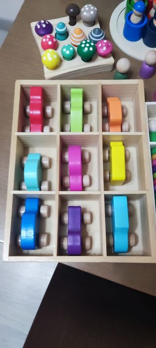 Pack Juguetes Montessori Madera