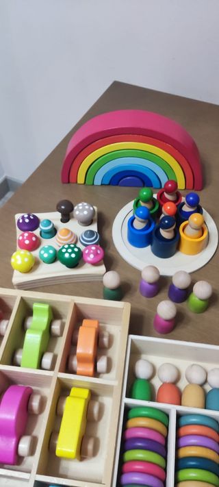 Pack Juguetes Montessori Madera