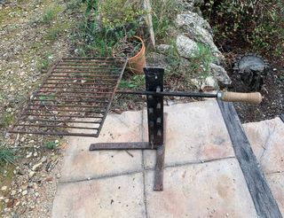 Parrilla amb soport