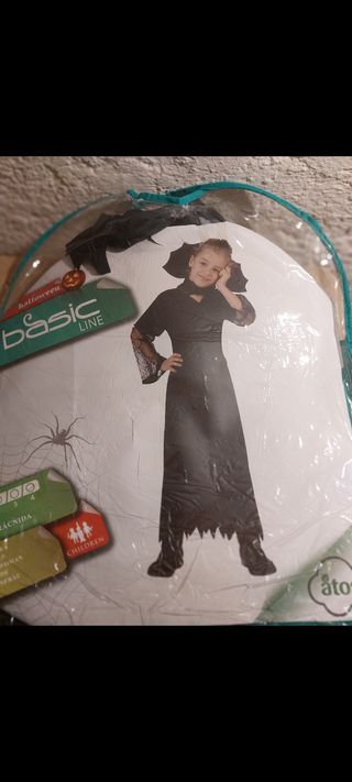 Disfraz Arácnida Niña Halloween