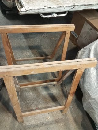 Caballetes de madera