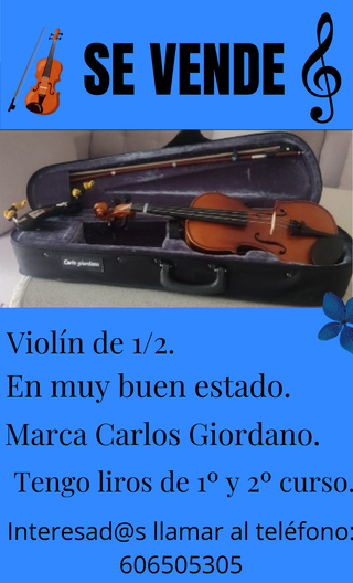 Violín Carlos Giordano 1/2