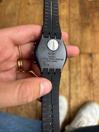Swatch Irony Chrono YVB403 Negro/Plata
