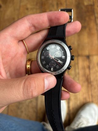 Swatch Irony Chrono YVB403 Negro/Plata