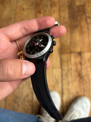 Swatch Irony Chrono YVB403 Negro/Plata